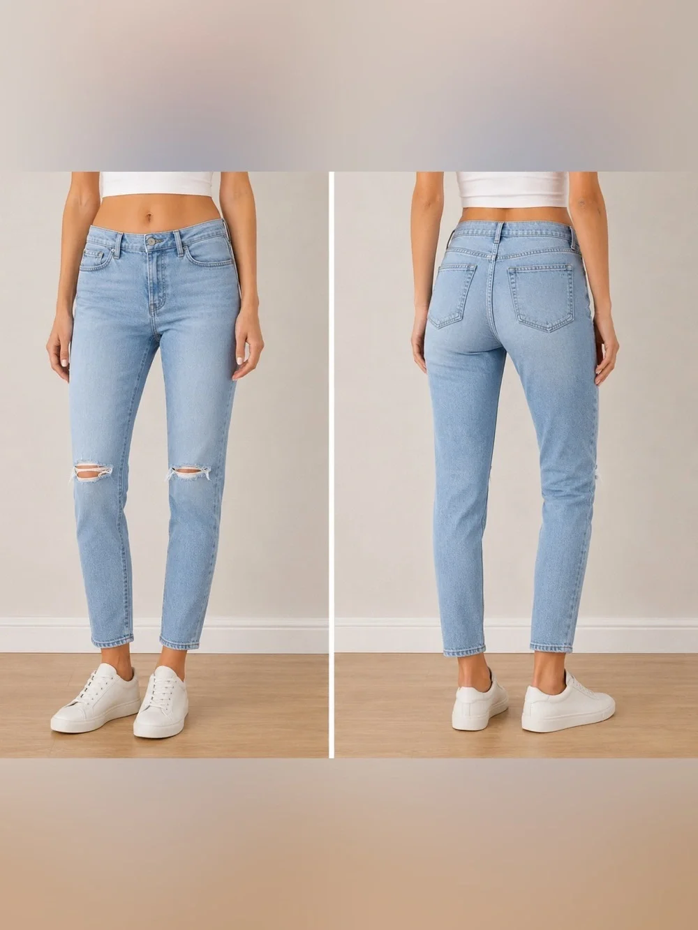 Rag & Bone Fit 1 Extra Slim Jasper Wholes Distressed Jeans – Size 32 – Like New